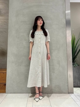「PROPORTION BODY DRESSING（プロポーションボディドレッシング）のアイテム（ワンピース/ドレス）」を使った、PROPORTION STAFFさん（レディース・162cm）の春コーディネート