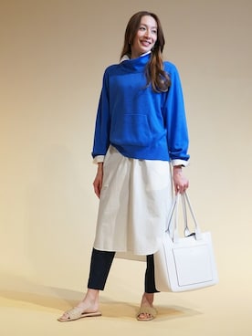 「BANANA REPUBLIC」｜「アイテム（シャツワンピース）」を使った、BANANAREPUBLICさん（レディース・165cm）の冬コーディネート