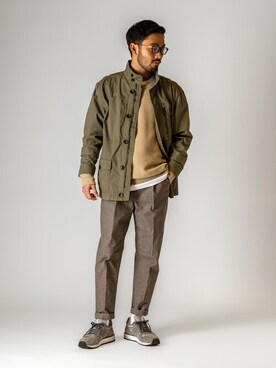 「BANANA REPUBLIC」｜「アイテム（その他アウター）」を使った、BANANAREPUBLICさん（メンズ・171cm）の冬コーディネート