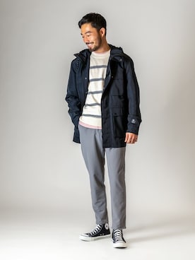 「BANANA REPUBLIC」｜「アイテム（その他アウター）」を使った、BANANAREPUBLICさん（メンズ・171cm）の冬コーディネート