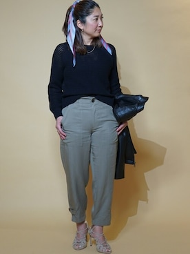 「サファリコーデ」｜BANANAREPUBLICさん（レディース・159cm）の春コーディネート