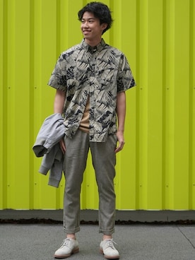 「BANANA REPUBLIC」｜「アイテム（ブルゾン）」を使った、BANANAREPUBLICさん（メンズ・178cm）の春コーディネート