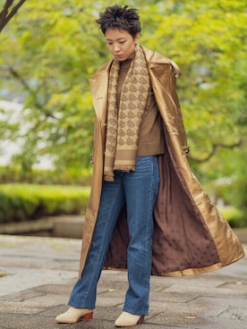 「BANANA REPUBLIC」｜「アイテム（財布/小物）」を使った、BANANAREPUBLICさん（レディース・161cm）の秋コーディネート