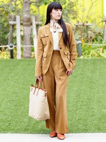 BANANA REPUBLIC ラムレザー サファリジャケット XL