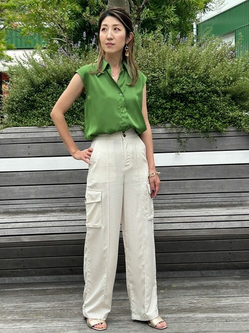 BANANA REPUBLIC ブラウス シャツ FACTORY STORE シルキー