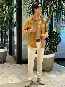 「BANANA REPUBLIC」｜「アイテム（その他アウター）」を使った、BANANAREPUBLICさん（メンズ・176cm）の春コーディネート