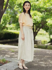 BANANA REPUBLIC バナリパ 2 シルク スカート ピコ レース 20240607140359269_215.jpg
