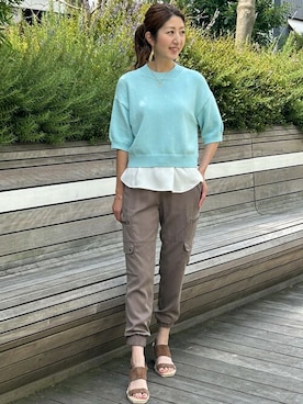 BANANAREPUBLICさん（レディース・158cm）の夏コーディネート