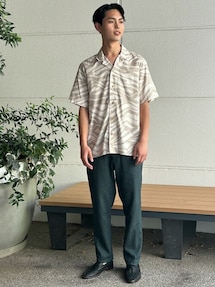 未使用　バナナリパブリック　リネン混　ストレッチ　パンツ　セットアップ　２ BANANA REPUBLIC FACTORY STORE（バナナリパブリック