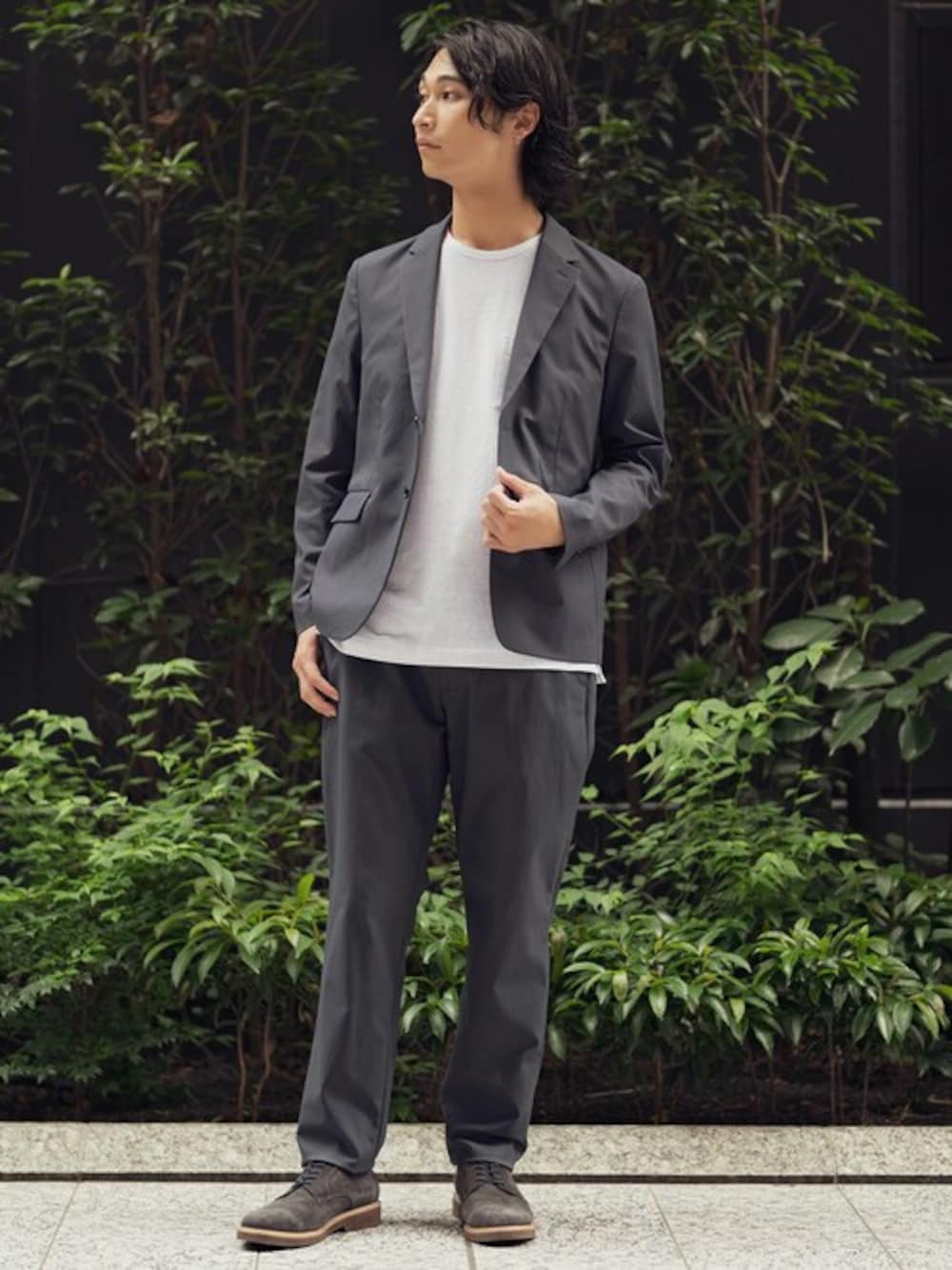 【値下げ】バナナリパブリック：夏用スーツ Banana Republic（バナナリパブリック）の「パッカブル