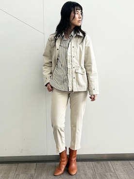 「BANANA REPUBLIC」｜「アイテム（その他アウター）」を使った、BANANAREPUBLICさん（レディース・167cm）の冬コーディネート