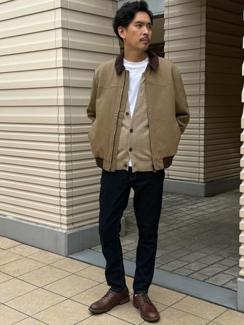 BANANA REPUBLIC バルスターブルゾン シェルパ裏地 L CHA BANANA REPUBLIC バルスターブルゾン シェルパ裏地 L CHA アウター