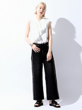 higuchiさん（レディース・167cm）の夏コーディネート