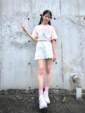 PINK-latteさん（キッズ・151cm）の夏コーディネート