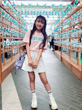 PINK-latteさん（キッズ・148cm）の夏コーディネート