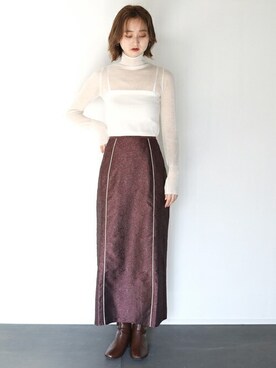 CLEIO staffさん（レディース・169cm）の冬コーディネート