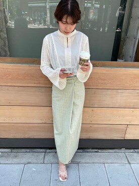 CLEIO staffさん（レディース・162cm）の夏コーディネート