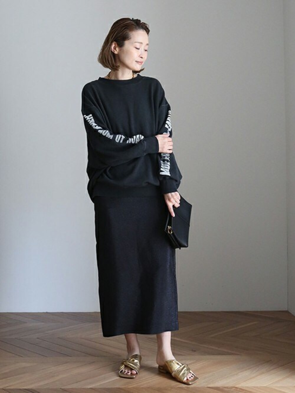 Deuxieme Classeのスウェットを使った人気ファッションコーディネート