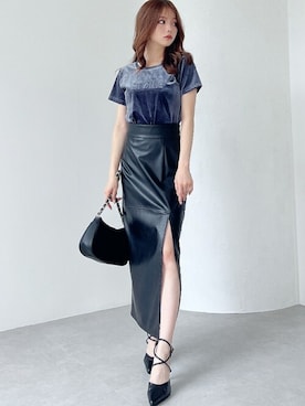 「リゼクシー」｜「アイテム（パンプス）」を使った、RESEXXYさん（レディース・152cm）の夏コーディネート