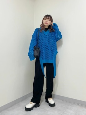 恵利香さん（レディース・156cm）の春コーディネート