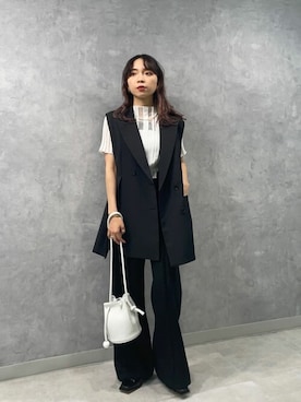 恵利香さん（レディース・156cm）の春コーディネート