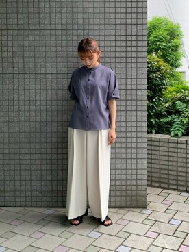 「#オトナカジュアル」｜「アイテム（その他シューズ）」を使った、恵利香さん（レディース・156cm）の秋コーディネート