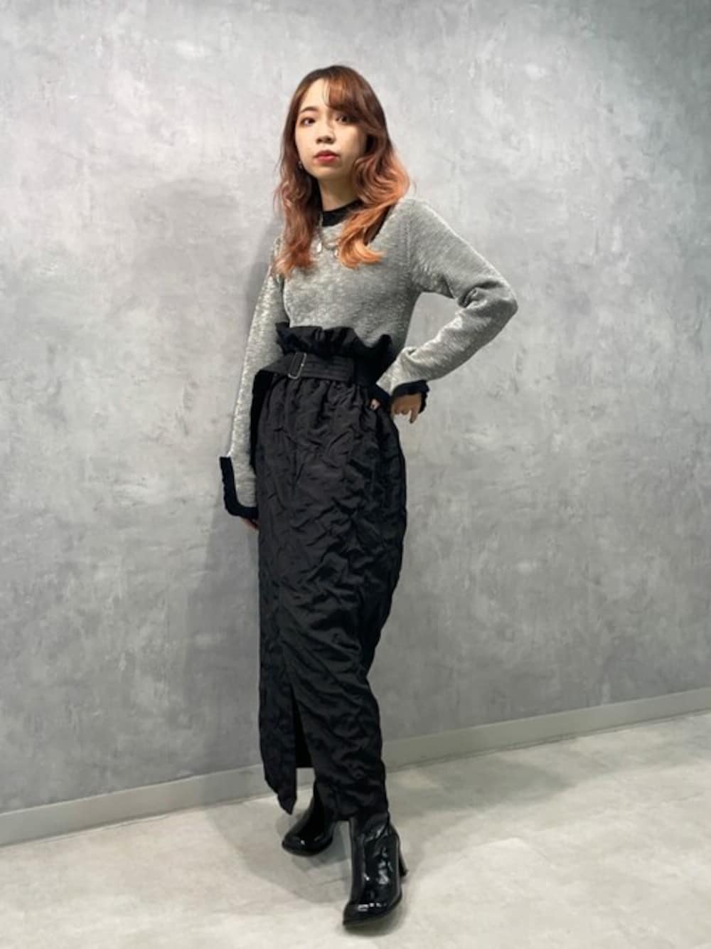 UNITED TOKYO ミラージャガードロングスカート UNITED TOKYO（ユナイテッドトウキョウ）の「ミラージャガードロング