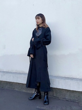 恵利香さん（レディース・156cm）の冬コーディネート