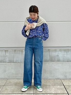 滝田さん(レディース・164cm)の冬コーディネート