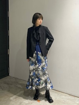 「#ジャケット」｜usaさん（レディース・158cm）の秋コーディネート