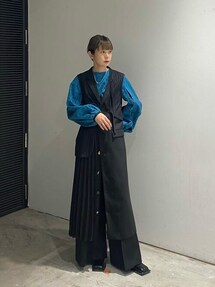 ユナイテッドトウキョウ　メリダテーラードワンピース　プリーツ　ジャケット UNITED TOKYO（ユナイテッドトウキョウ）の「メリダテーラード