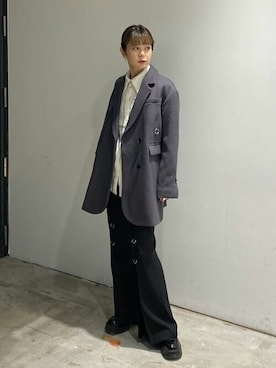 「#オトナカジュアル」｜「アイテム（その他シューズ）」を使った、usaさん（レディース・158cm）の秋コーディネート