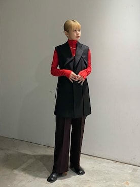 「#秋コーデ」｜「アイテム（ブーツ）」を使った、usaさん（レディース・158cm）の秋コーディネート