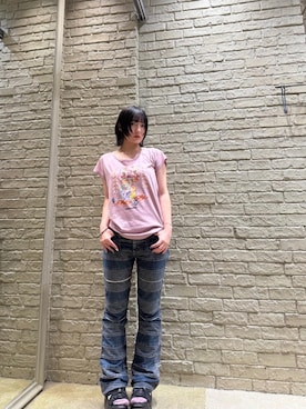 「ロック」｜YUIKAさん（レディース・159cm）の夏コーディネート