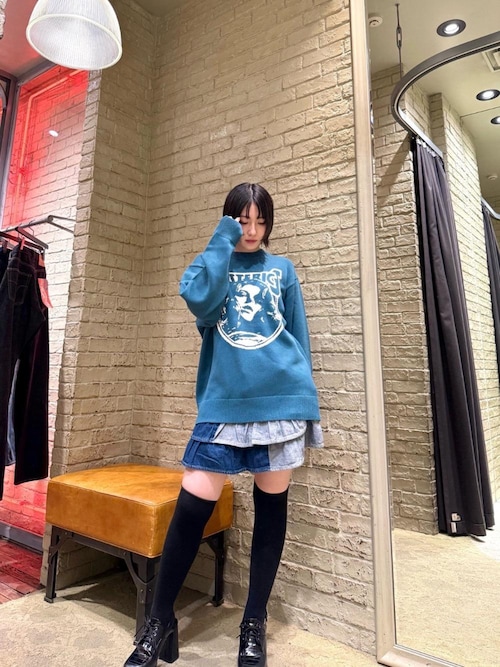 ヒステリックグラマー　hysteric glamour タックキュロットスカート HYSTERIC GLAMOUR（ヒステリックグラマー）の「SUNDAY GIRL