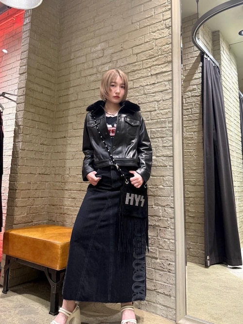 ヒステリックグラマー　サロペットスカート HYSTERIC GLAMOUR - ヒステリックグラマー ジャンパースカート