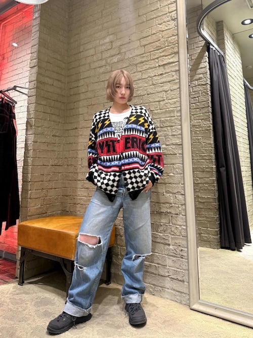 SMOKING GIRL チビTシャツ（Tシャツ/カットソー）｜HYSTERIC GLAMOUR