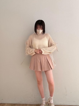 「アイテム（サンダル、ゴールド系）」を使った、ひなのさん（レディース・159cm）の夏コーディネート