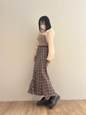 ひなのさん（レディース・159cm）の秋コーディネート