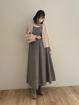 ひなのさん（レディース・159cm）の秋コーディネート