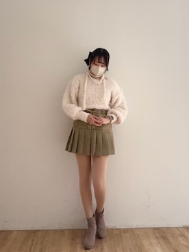 ひなのさん（レディース・159cm）の冬コーディネート