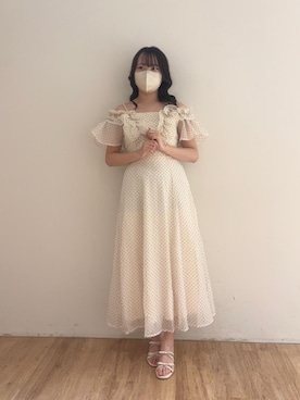 「フェミニン 」｜ひなのさん（レディース・160cm）の夏コーディネート