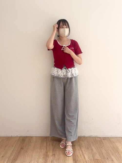 MAJESTIC LEGON（マジェスティックレゴン） tシャツ フロントリボン