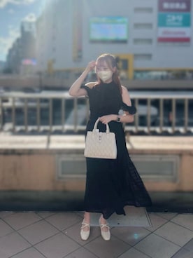 「MAJESTIC LEGON（マジェスティックレゴン）のアイテム」を使った、ひなのさん（レディース・160cm）の夏コーディネート