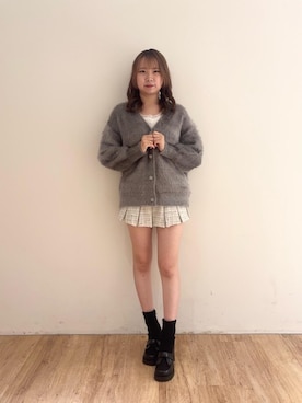 「アイテム（タンクトップ）」を使った、ひなのさん（レディース・160cm）の秋コーディネート