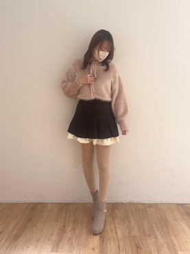 「MAJESTIC LEGON（マジェスティックレゴン）のアイテム」を使った、ひなのさん（レディース・160cm）の秋コーディネート