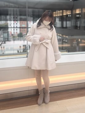 「MAJESTIC LEGON（マジェスティックレゴン）のアイテム」を使った、ひなのさん（レディース・160cm）の秋コーディネート