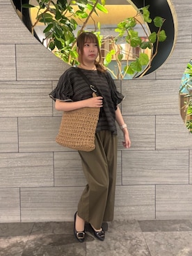 「le.coeur blanc（ルクールブラン）のアイテム」を使った、ひなのさん（レディース・160cm）の春コーディネート