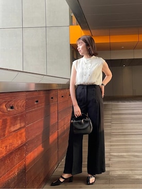 柿原 萌々子さん（レディース・161cm）の夏コーディネート