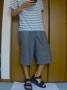 「部屋撮り」｜「アイテム（アクセサリー）」を使った、まっちー☻さん（メンズ・168cm）の夏コーディネート